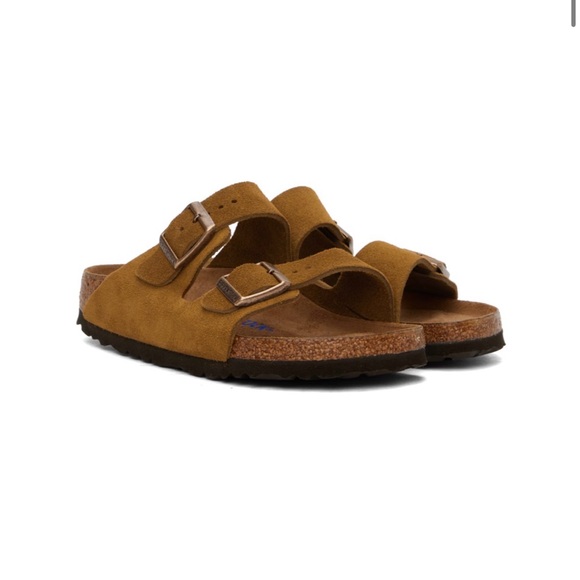 Birkenstock Arizona Soft Footbed Suede Leather Sandals - Picture 4 of 12